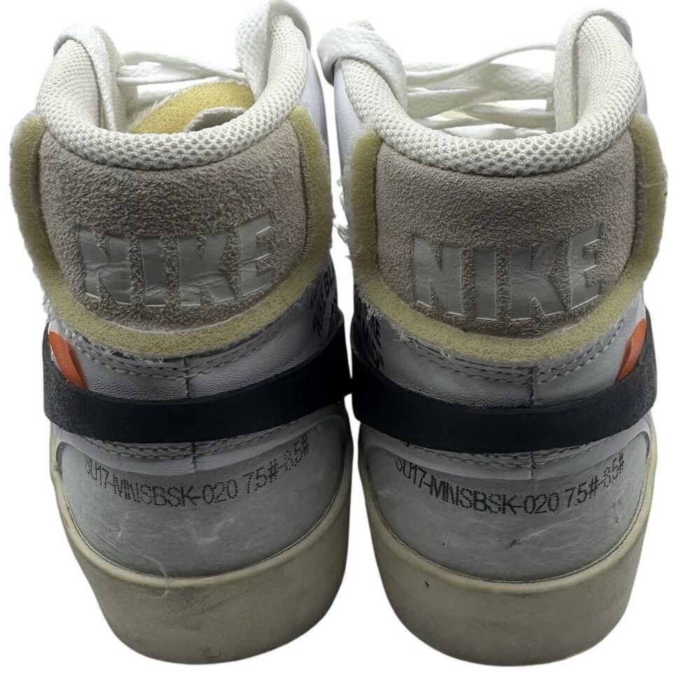 Nike x Off-White The Ten Blazer Mid Men's 7.5 Muslin Black AA3832-100 - Picture 6 of 14